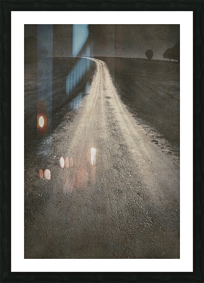 Uphill turns Picture Frame print