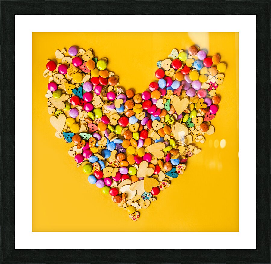 Sweet Hearts Picture Frame print