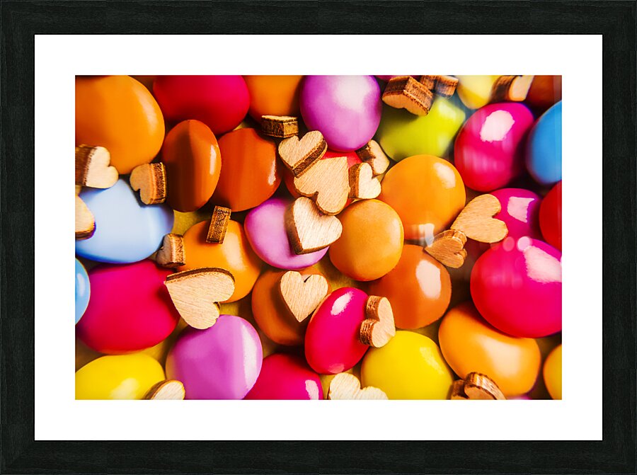 Candy Heart Co Picture Frame print