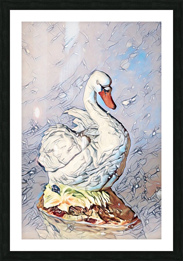 Lines the waters Picture Frame print