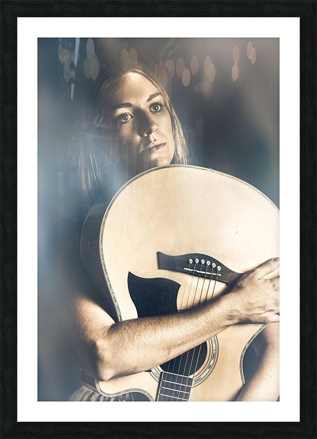 Sentimental Songstress Picture Frame print