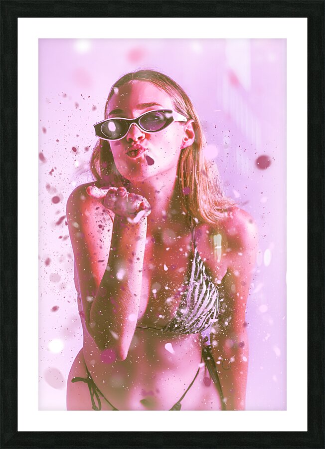 Summer Kiss Picture Frame print