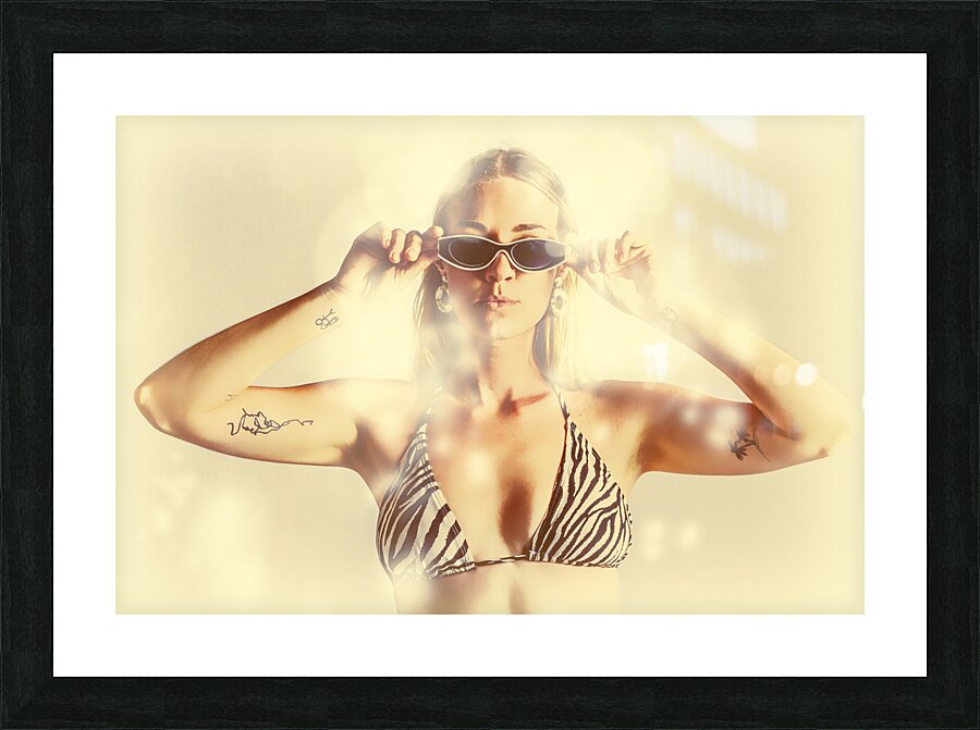 Flares And Shades Picture Frame print