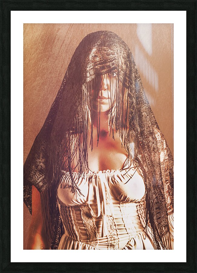 Veiled Gypsy Picture Frame print