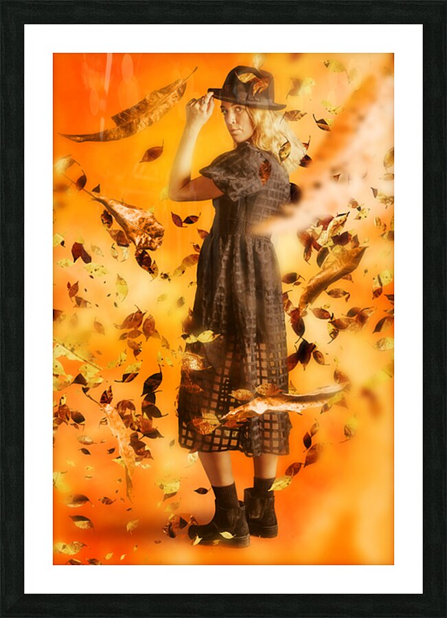 Explore The Fall Picture Frame print