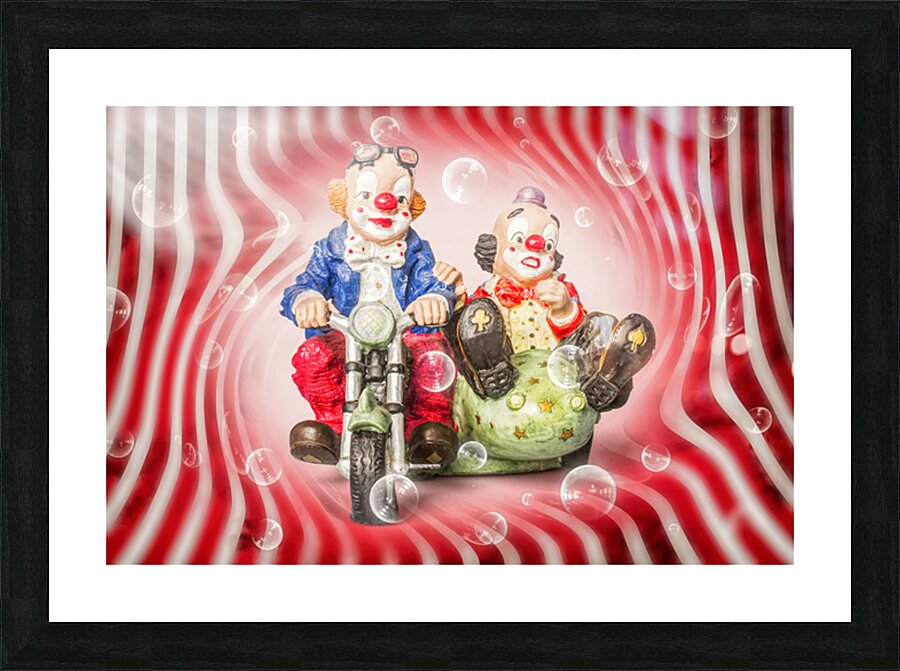 Clownival  Picture Frame print