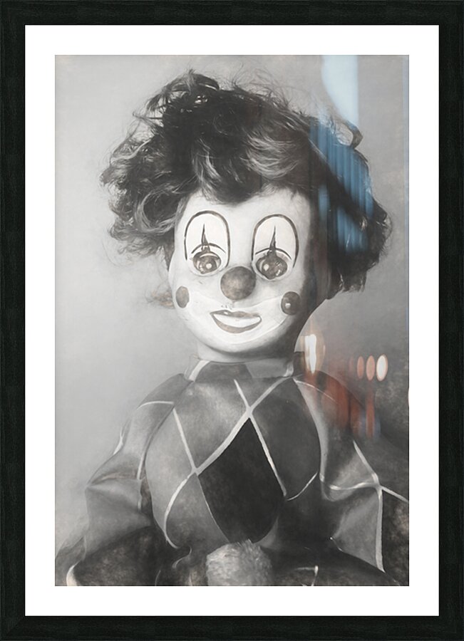 Charcoal Circus Picture Frame print