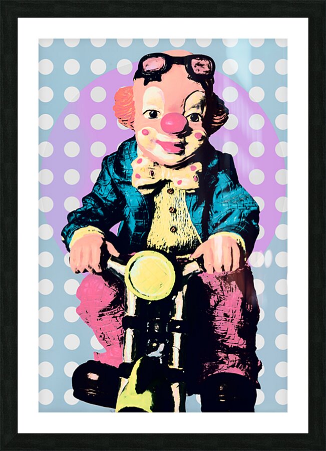 Clowning Round Picture Frame print