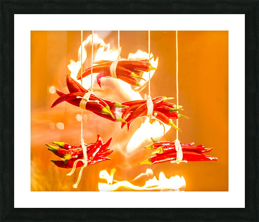 Roasted Peppers  Picture Frame print