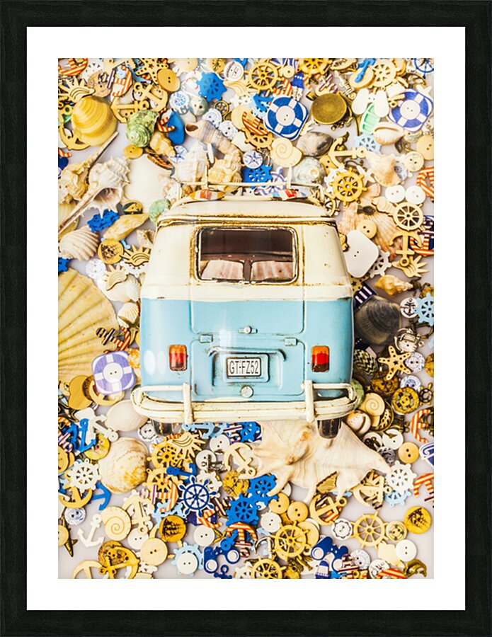 Beach Bum Picture Frame print