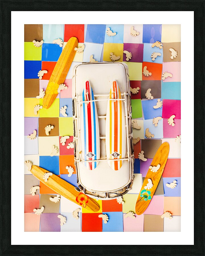 Coasting Colors Picture Frame print