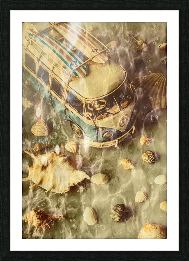 Surf Crazy Picture Frame print