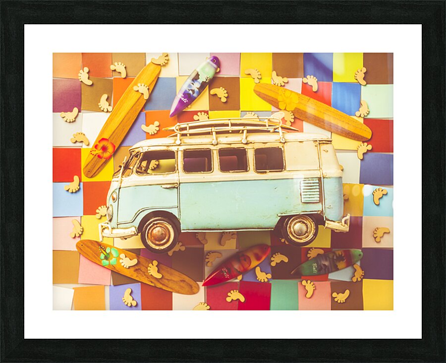 Beachside Picture Frame print