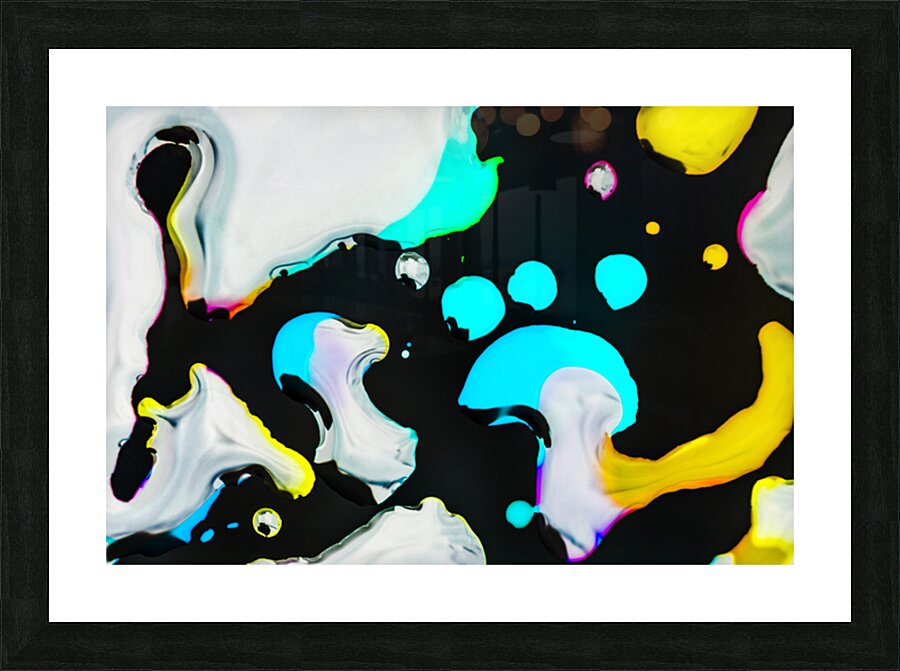 Mercury flow Picture Frame print