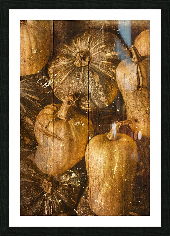 Weathered Farmers Market Picture Frame print