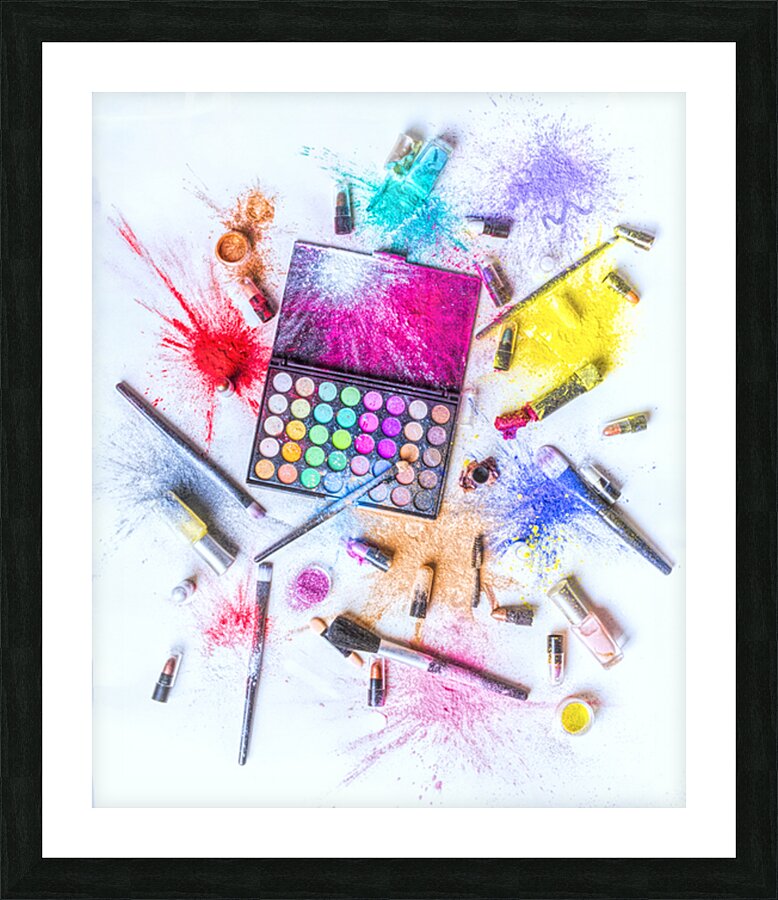 Cosmetic Chaos Picture Frame print