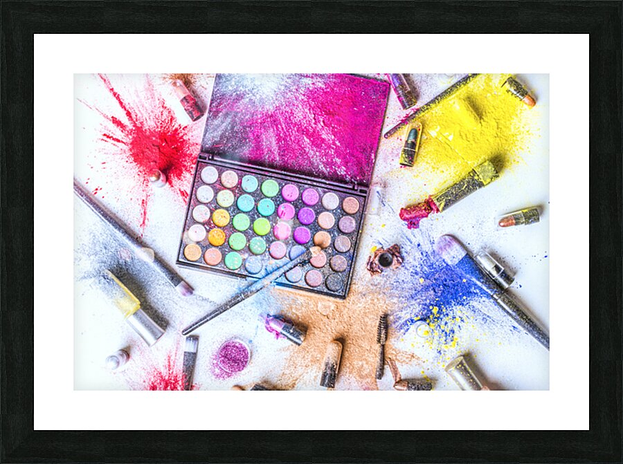 Makeup Mashup Picture Frame print
