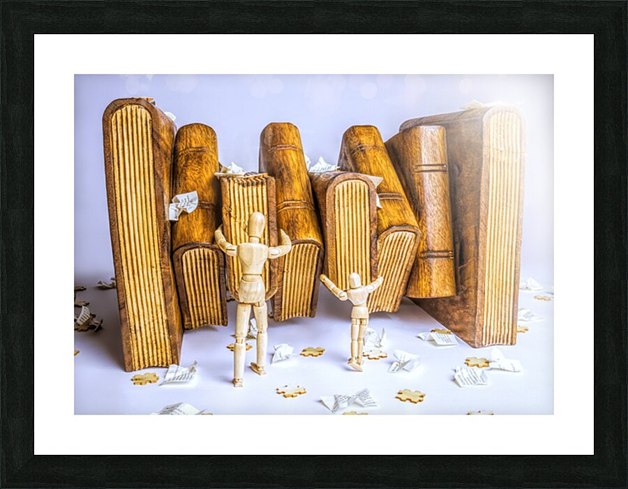 Puzzles And Play Picture Frame print