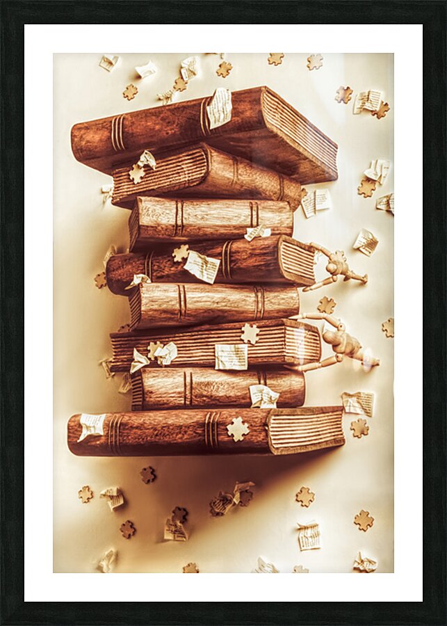 Book Nook Picture Frame print