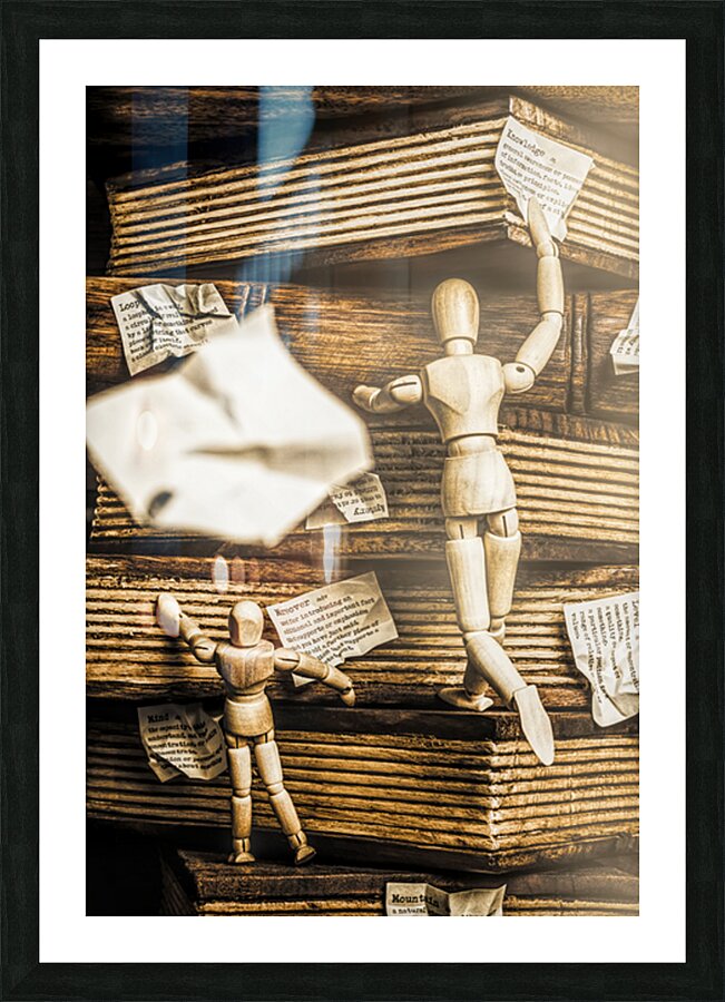 In Light Of Study Picture Frame print