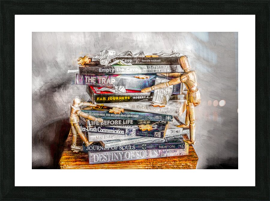 A Novel Escape Picture Frame print