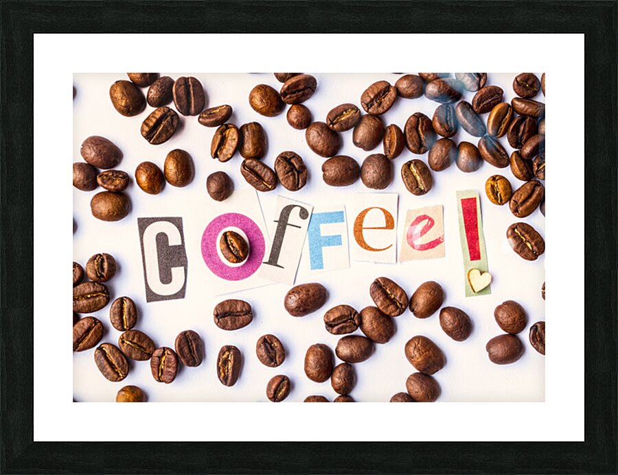 Cof fee Ransom Picture Frame print