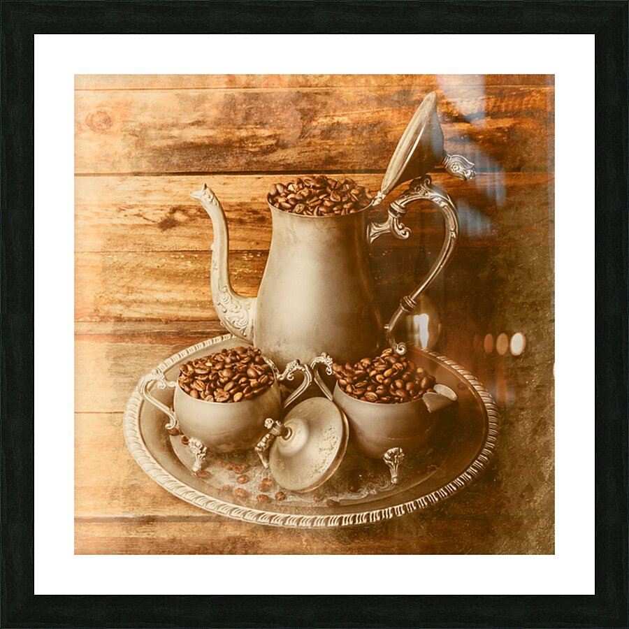 Coffee Bean Antiquity Picture Frame print