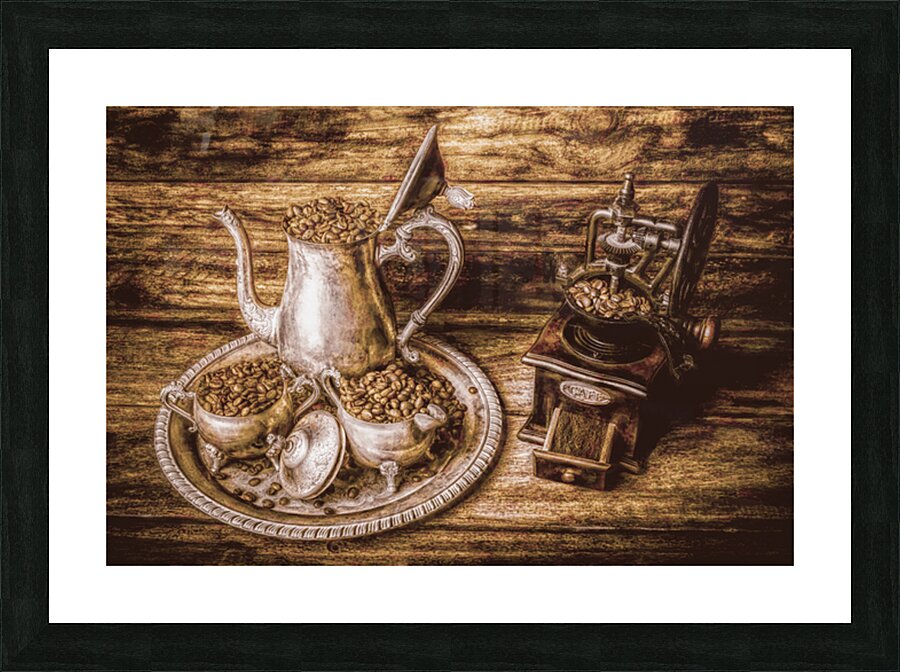 Classic Coffee Making Picture Frame print