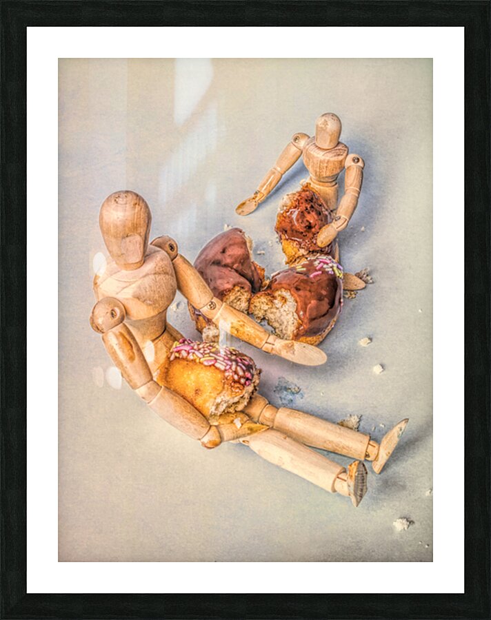 Donut Duo Picture Frame print