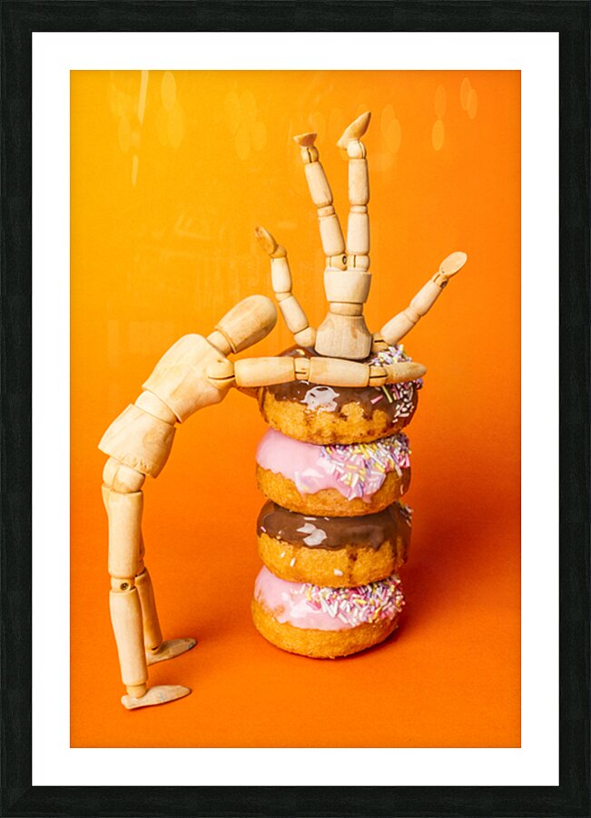 Doughnut Fix Picture Frame print