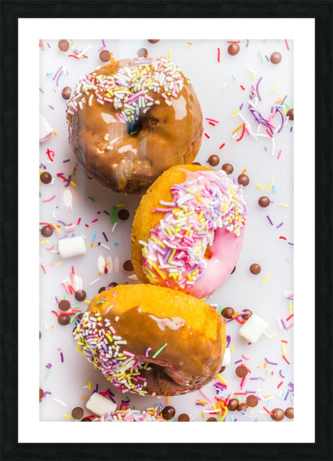 Dazzling Donuts Picture Frame print