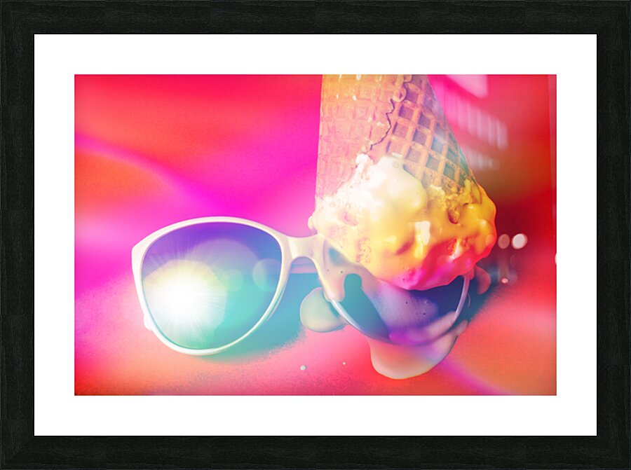 Bubblegum Summer Picture Frame print