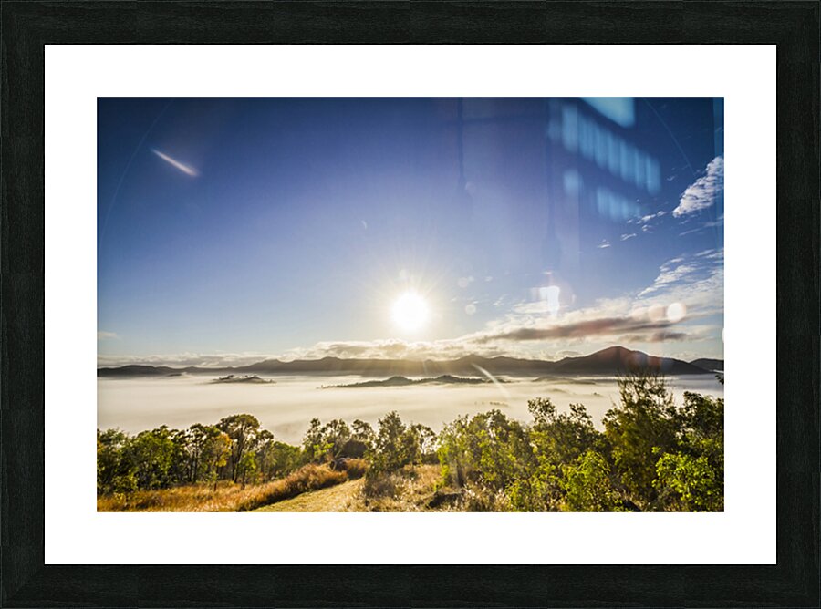 Rural Country Dawn Picture Frame print