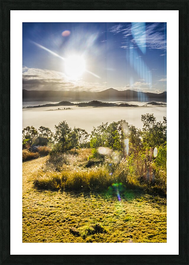 Valley Fogs Picture Frame print