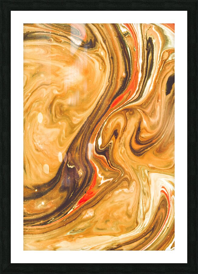 Marble Rivers Picture Frame print