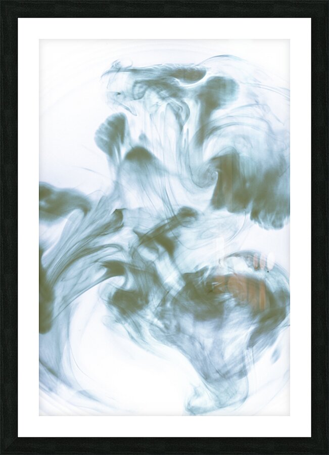 Blue Wash Picture Frame print