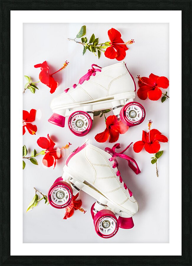 Roller Romance Picture Frame print