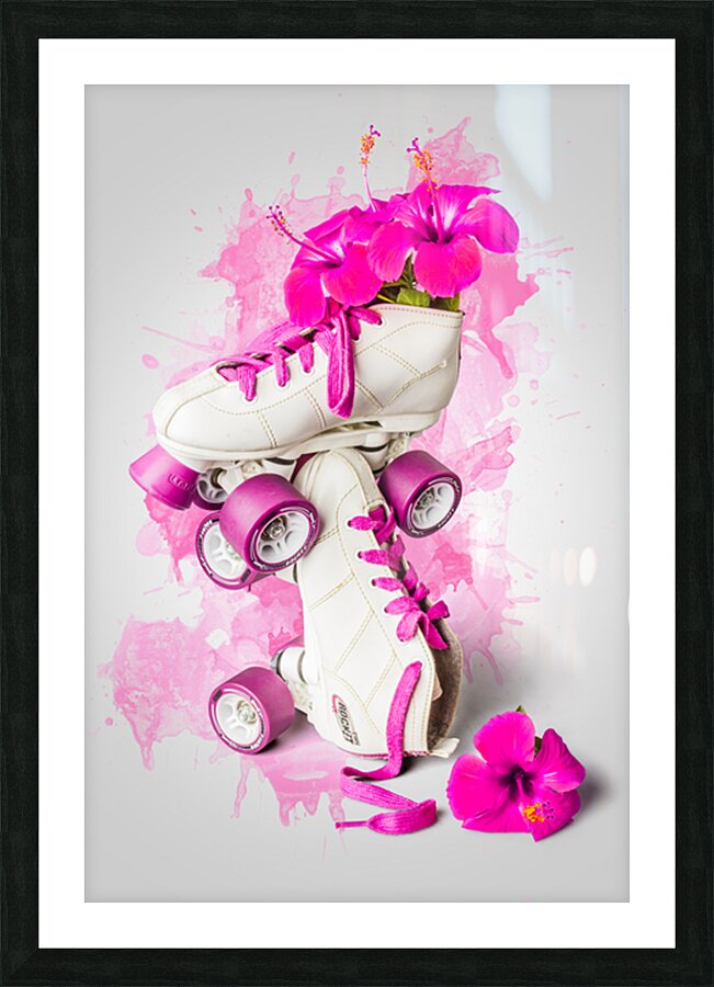 Chic Skate Picture Frame print