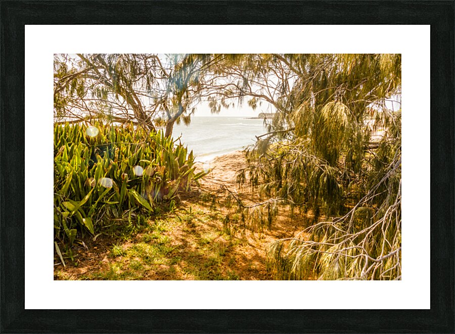 Summer Shading Picture Frame print