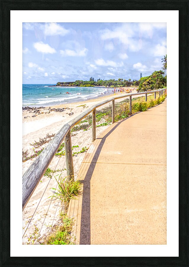 Promenade Paradise Picture Frame print