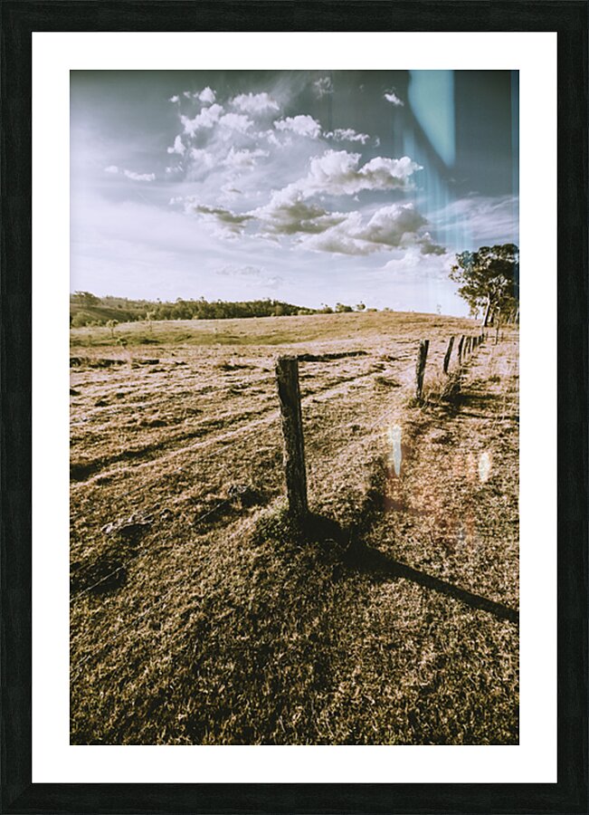 Borderlines Picture Frame print