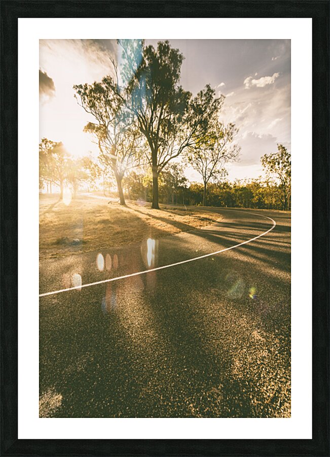 Meadow Meandering Picture Frame print