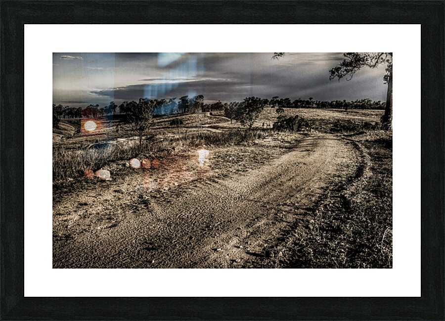 Weathered Ways Picture Frame print