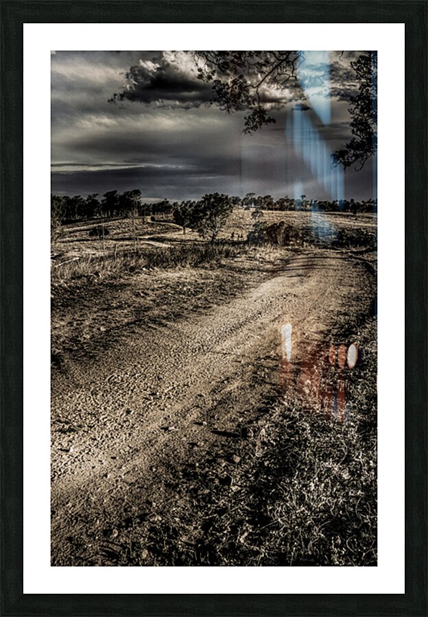 Backroads Billowing Picture Frame print