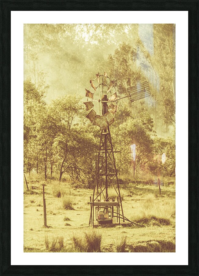 At The Rusty Ranch Picture Frame print