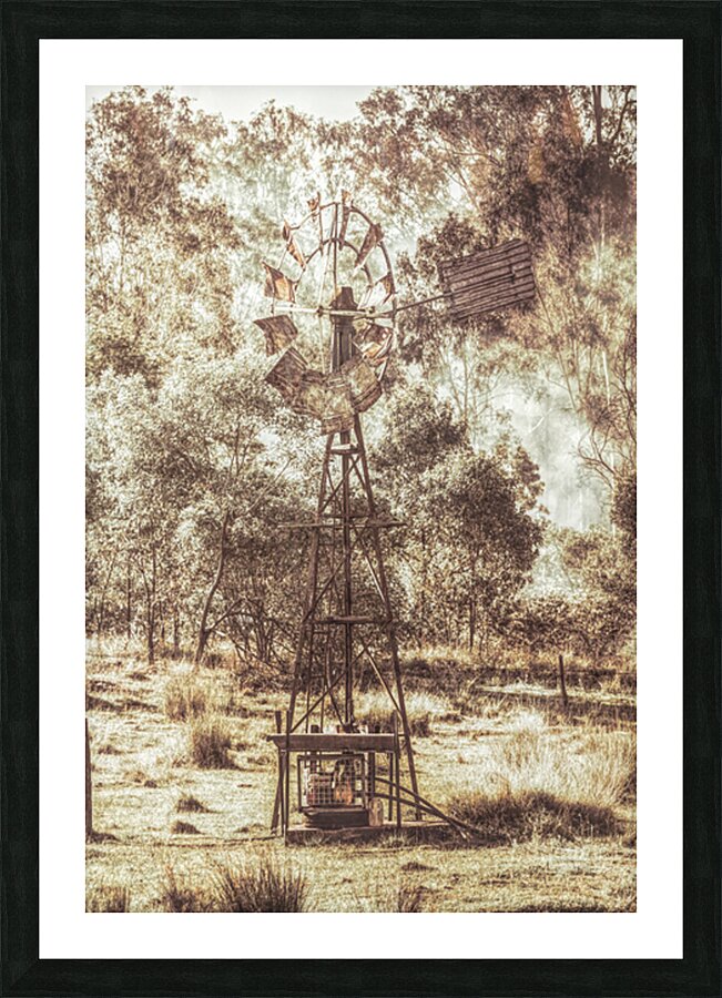 Forgotten Farmstead Picture Frame print