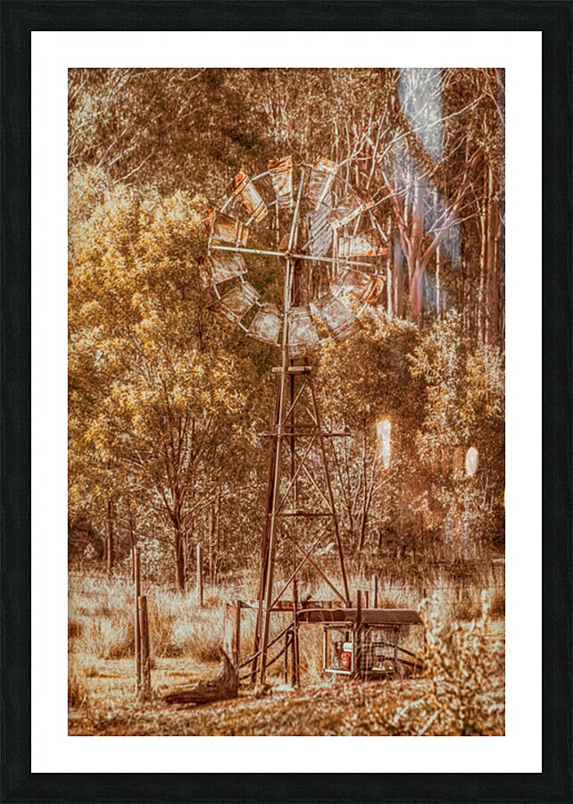 Pioneering Country Picture Frame print