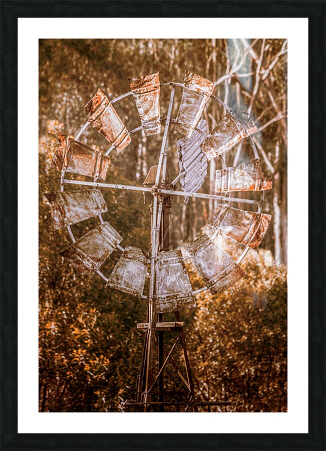 Shades Of Autumns Rust Picture Frame print