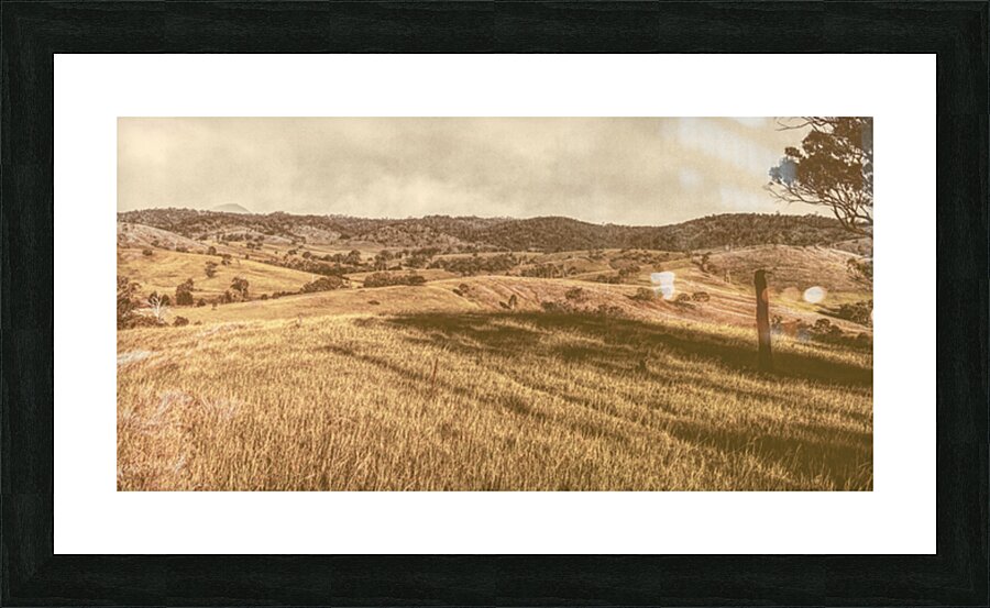 The Old Country Picture Frame print