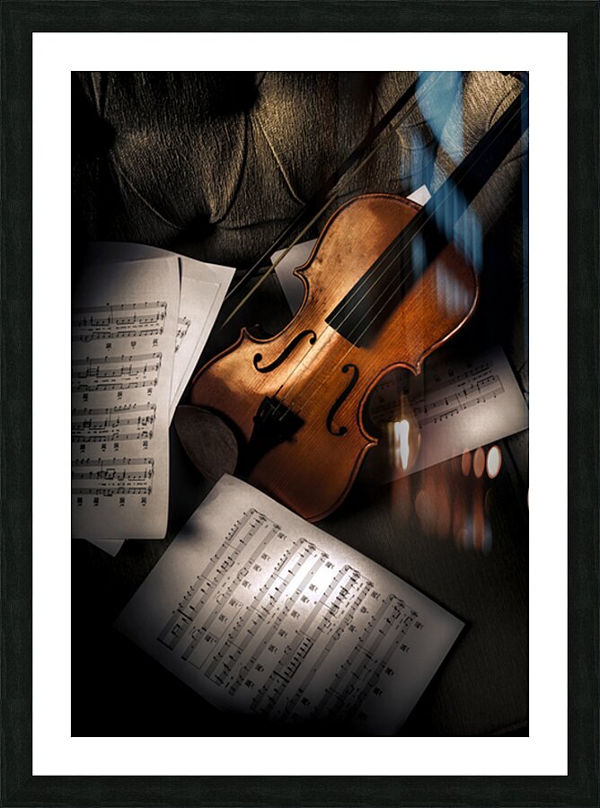 Strings And Songs Picture Frame print